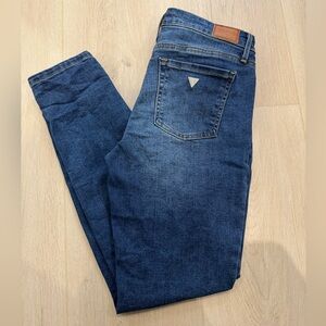 Blue GUESS cotton Denim Jeans